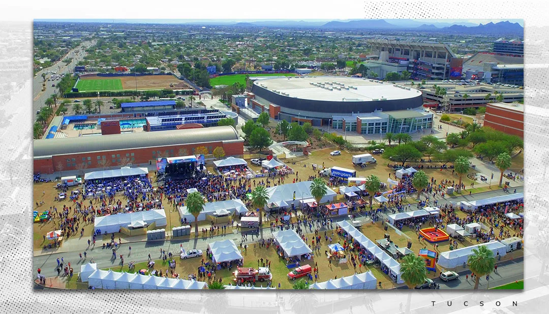 Aerial View of University of Arizona Campus Image