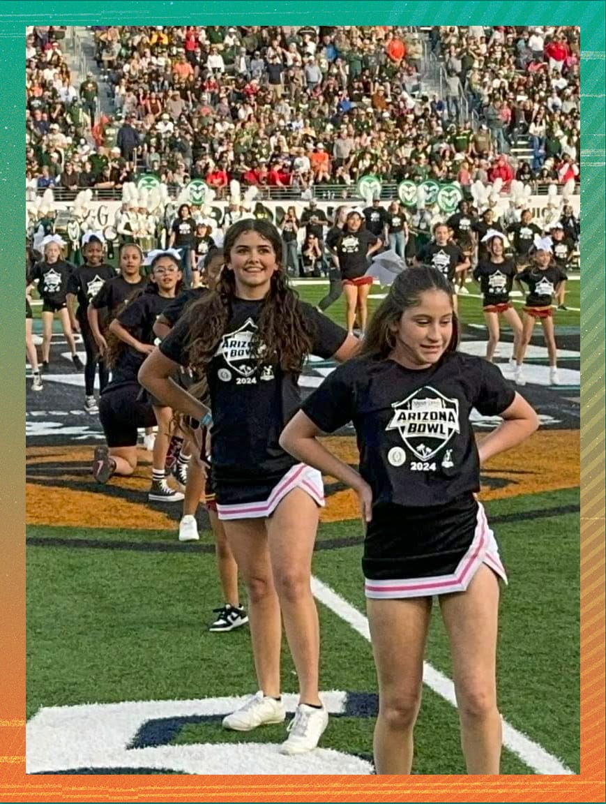 Participants of the Arizona Bowl Cheer Clinic Halftime Show Image